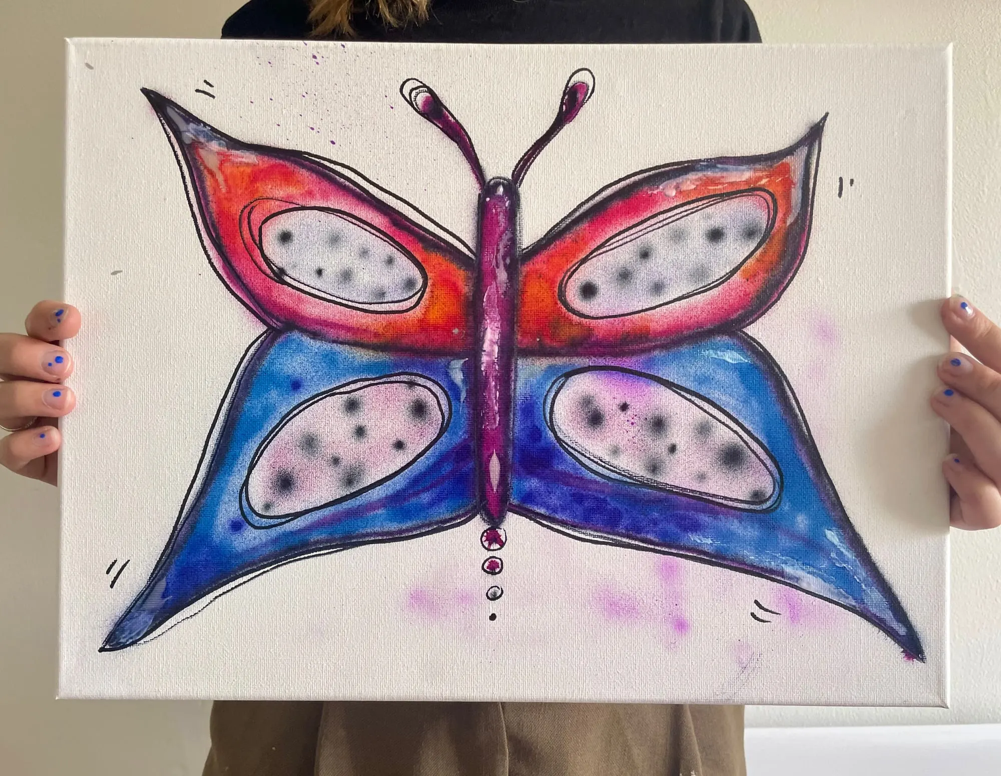 Sfeerbeeld van de workshop Graffiti.